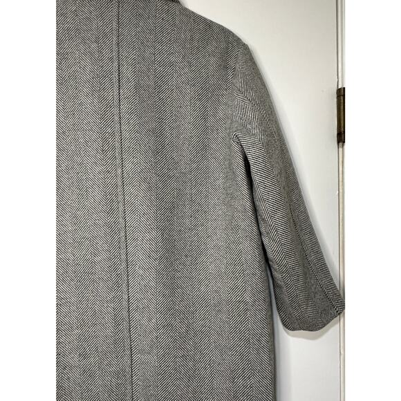 Line and Dot Paola Coat Heather Grey Wool Blend Size Small NWT Button Closure - Picture 15 of 16